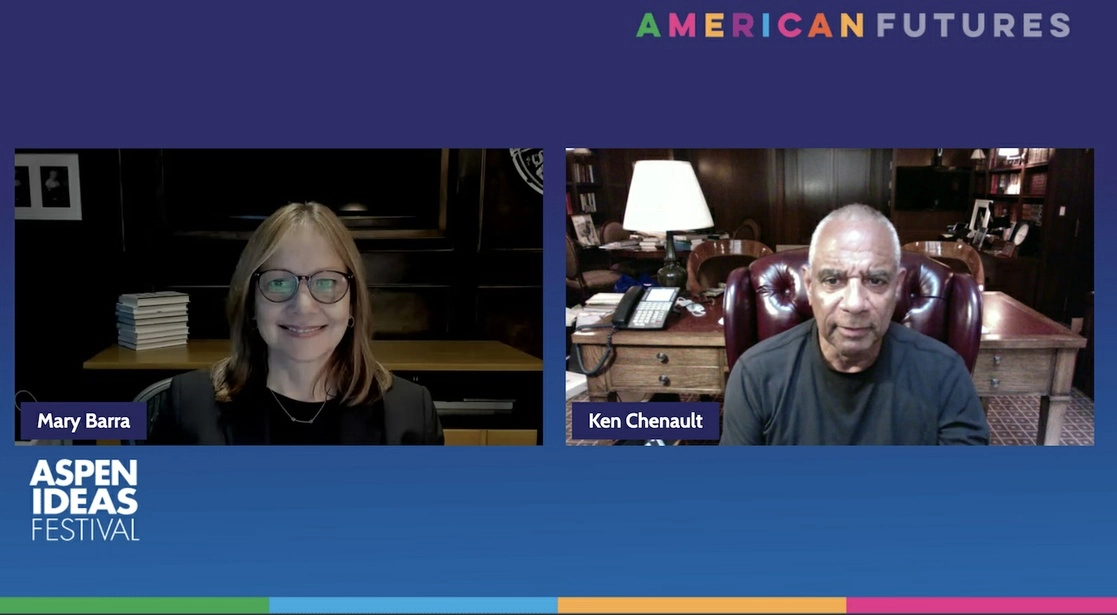 La Chair y CEO de GM, Mary Barra, refuerza la necesidad de estrategias de equidad, a medida que la industria se acelera hacia un futuro totalmente eléctrico.
Foto. Cortesía General Motors de México.
