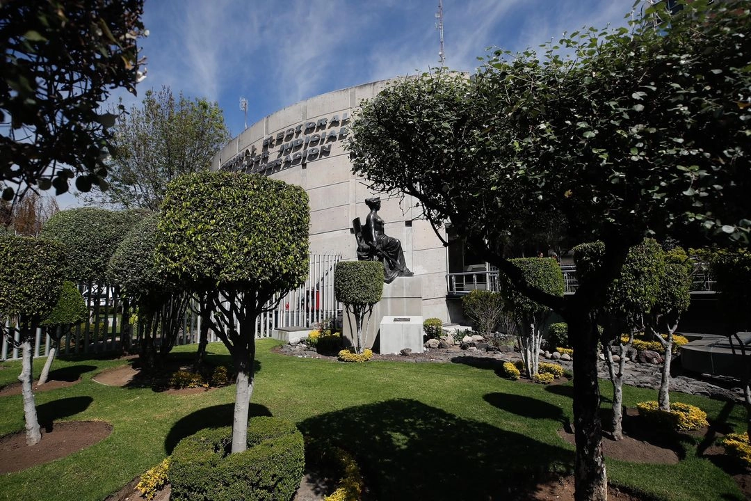 Fachada de el Tribunal Electoral del Poder Judicial de la Federación, en la Ciudad de México, 29 de enero de 2025. Foto 