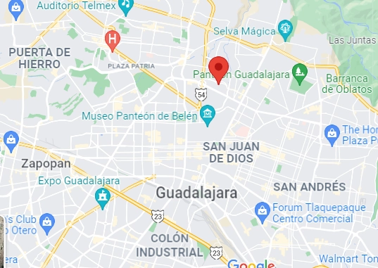 Un fuerte dispositivo de seguridad se observó en la colonia Jardines Alcalde en la ciudad de Guadalajara. Foto Google Maps