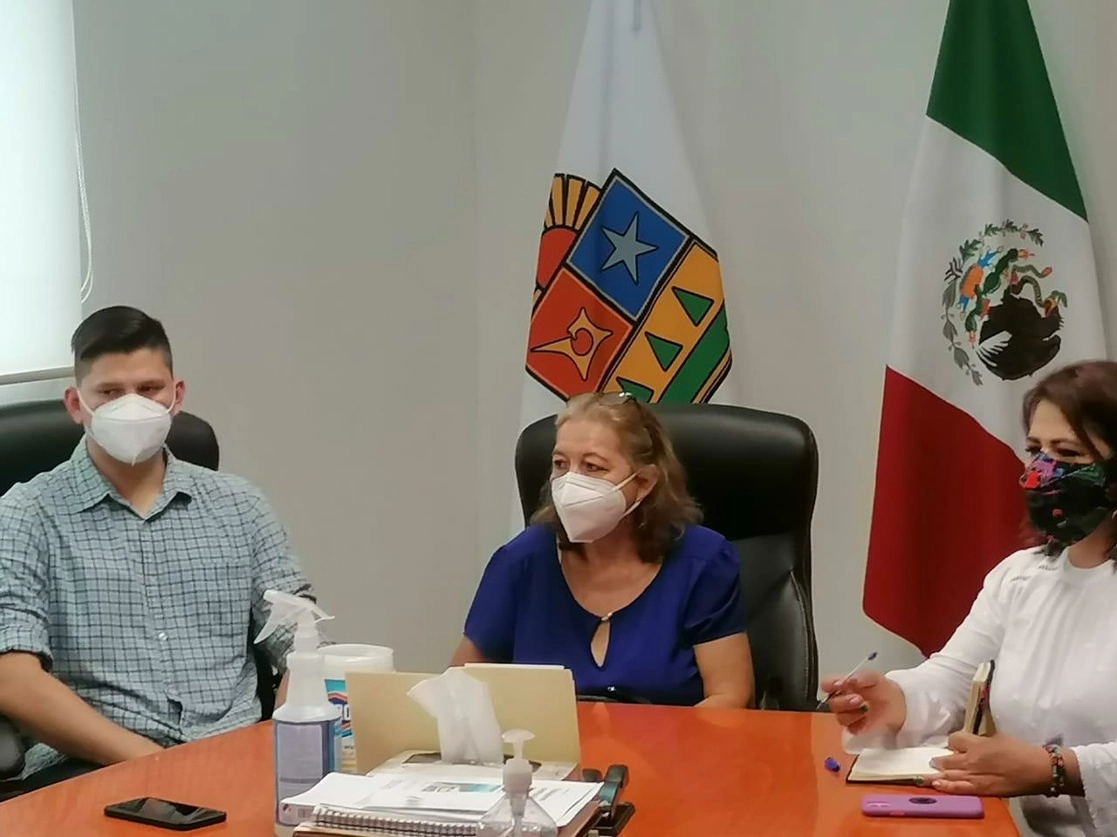 La Secretaria de Gobernación, Olga Sánchez Cordero, ofreció sumar esfuerzos para la atención integral de la familia de la salvadoreña Victoria Salazar, quien falleció cuando era detenida por policías municipales de Tulum, Quintana Roo. Imagen tomada del Twitter de @SEGOB_mx