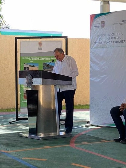 El gobernador Carlos Miguel Aysa González. Foto @CACampeche