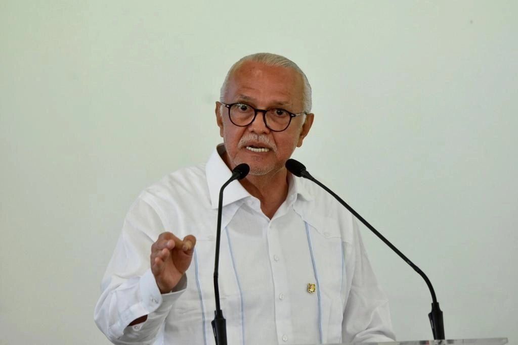 el gobernador de Nayarit, Miguel Ángel Navarro Quintero informó en sus redes sociales que dio positivo a covi-19. Foto @NayaritDif