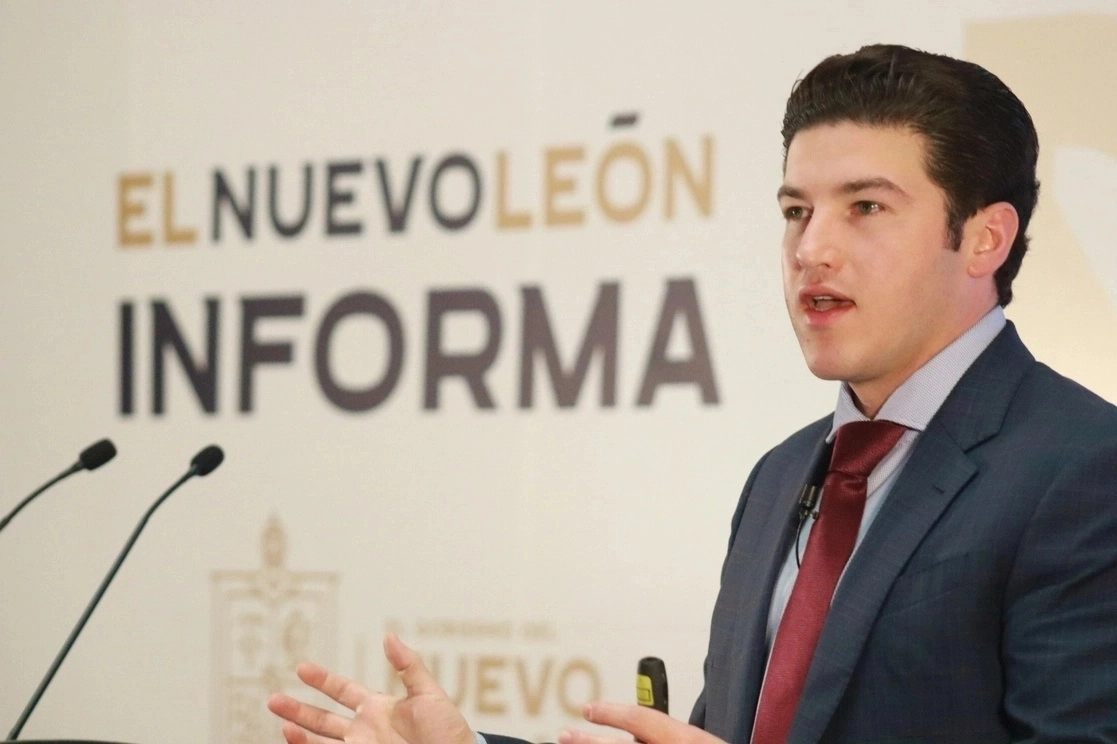 El gobernador de Nuevo León, Samuel García. Foto tomada del Facebook de @gobiernonuevoleon / Archivo