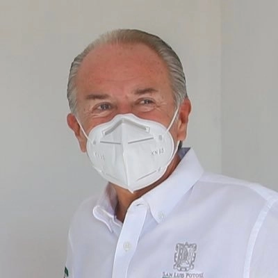 Juan Manuel Carreras López, gobernador de SLP. Foto @JMCarrerasGob