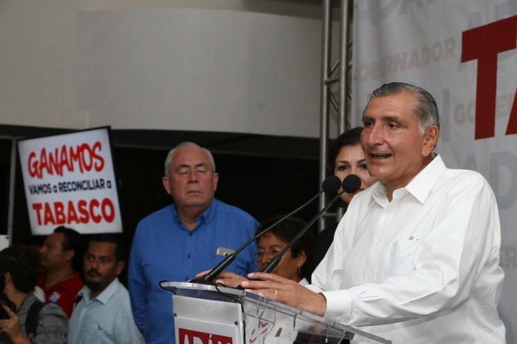 Adán Augusto López Hernández, gobernador de Tabasco. Foto Cuartoscuro / Archivo