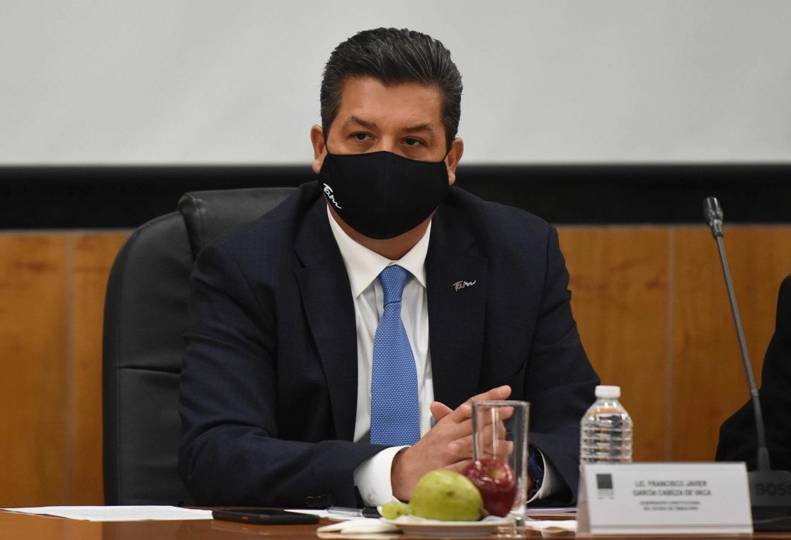 Francisco Javier Cabeza de Vaca, gobernador de Tamaulipas, durante la reunión con Diputados, en noviembre del año pasado. Foto Cuartoscuro 