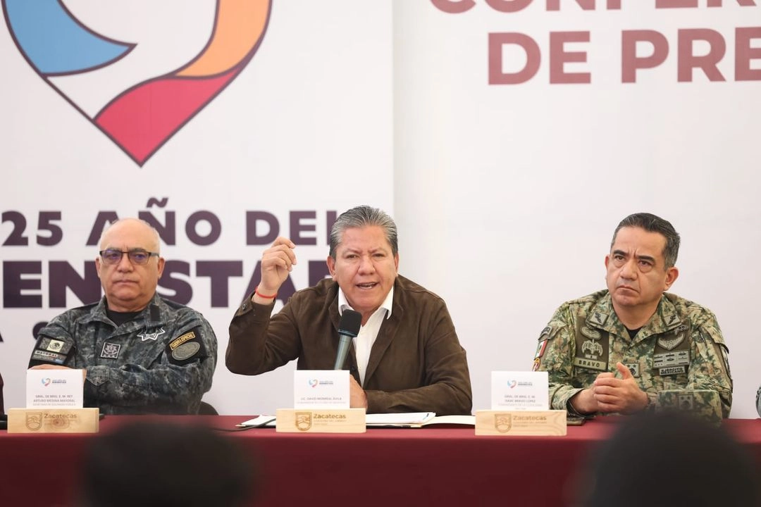 David Monreal Ávila, gobernador de Zacatecas pidió a empresario restauranteros no dejar de denunciar cualquier intento de extorsión de grupos delincuenciales. Foto 