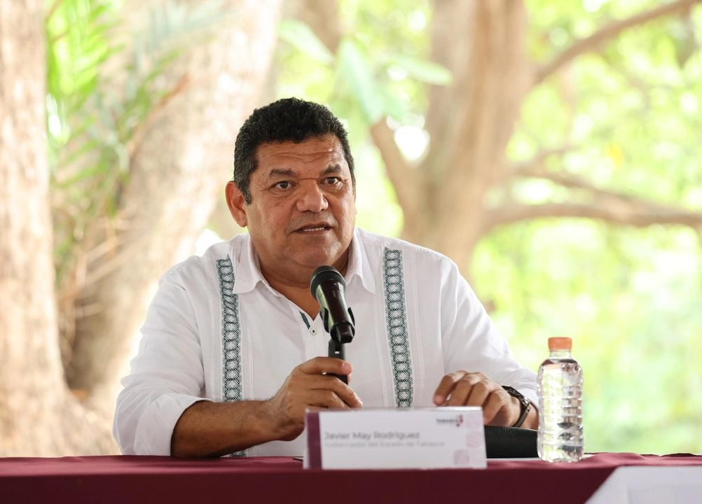 El gobernador de Tabasco, Javier May