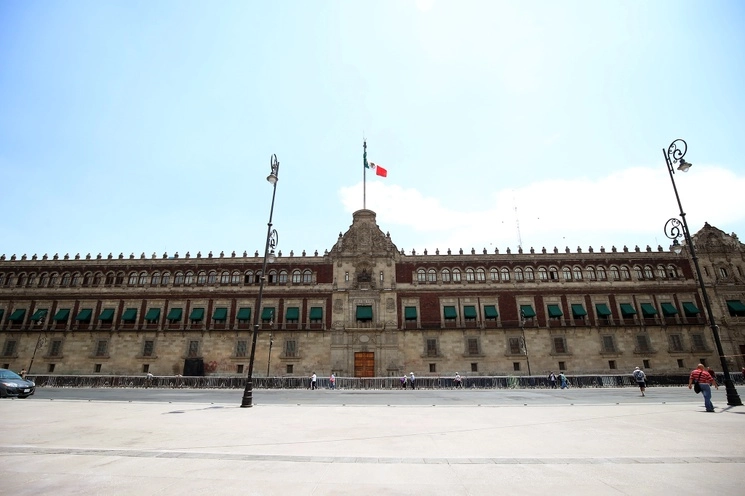 Palacio Nacional, en el Centro Histórico capitalino. Foto María Luisa Severiano / Archivo 