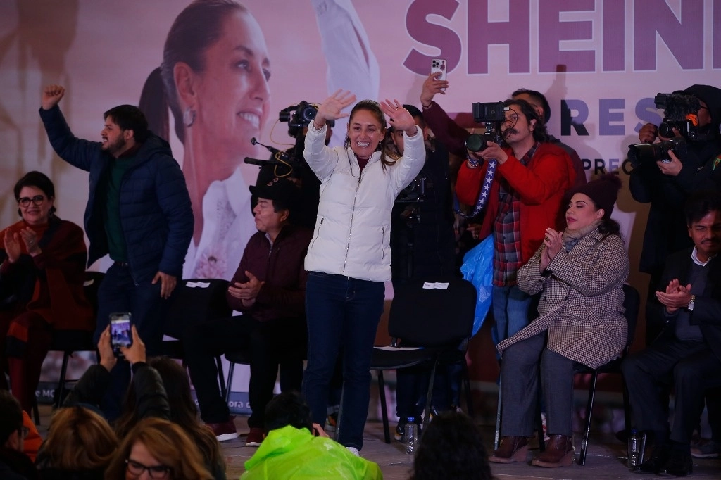 Gobernadores de Morena dieron su respaldo a la precandidata Claudia Sheinbaum rumbo a las elecciones de 2024. Foto José Antonio López