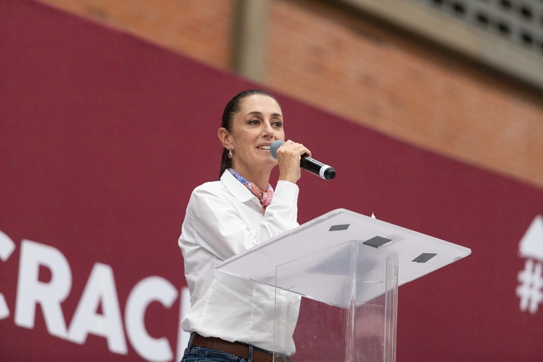 La jefa de Gobierno, Claudia Sheinbaum durante un evento de Morena en imagen de archivo. Foto Pablo Ramos