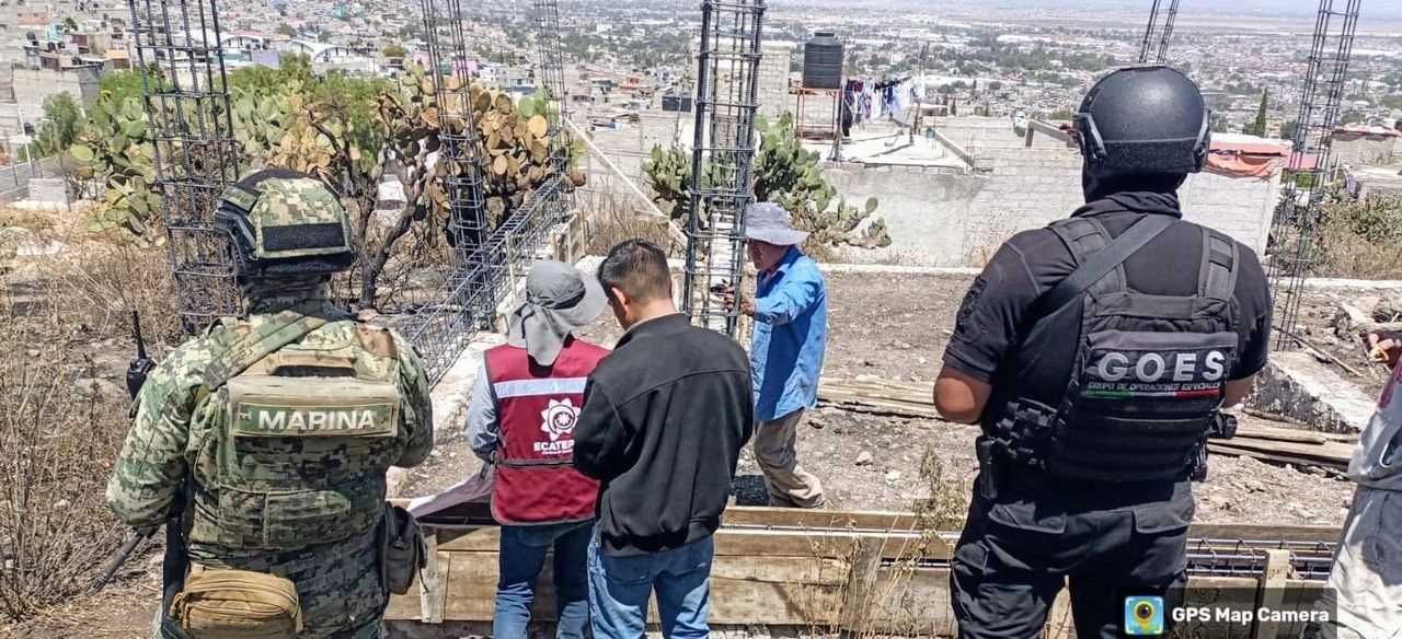 El área de Medio Ambiente municipal mantendrá vigilancia permanente en el lugar para evitar que continúen las invasiones clandestinas y la afectación al medio ambiente, ya que en la zona también fueron talados árboles. Foto