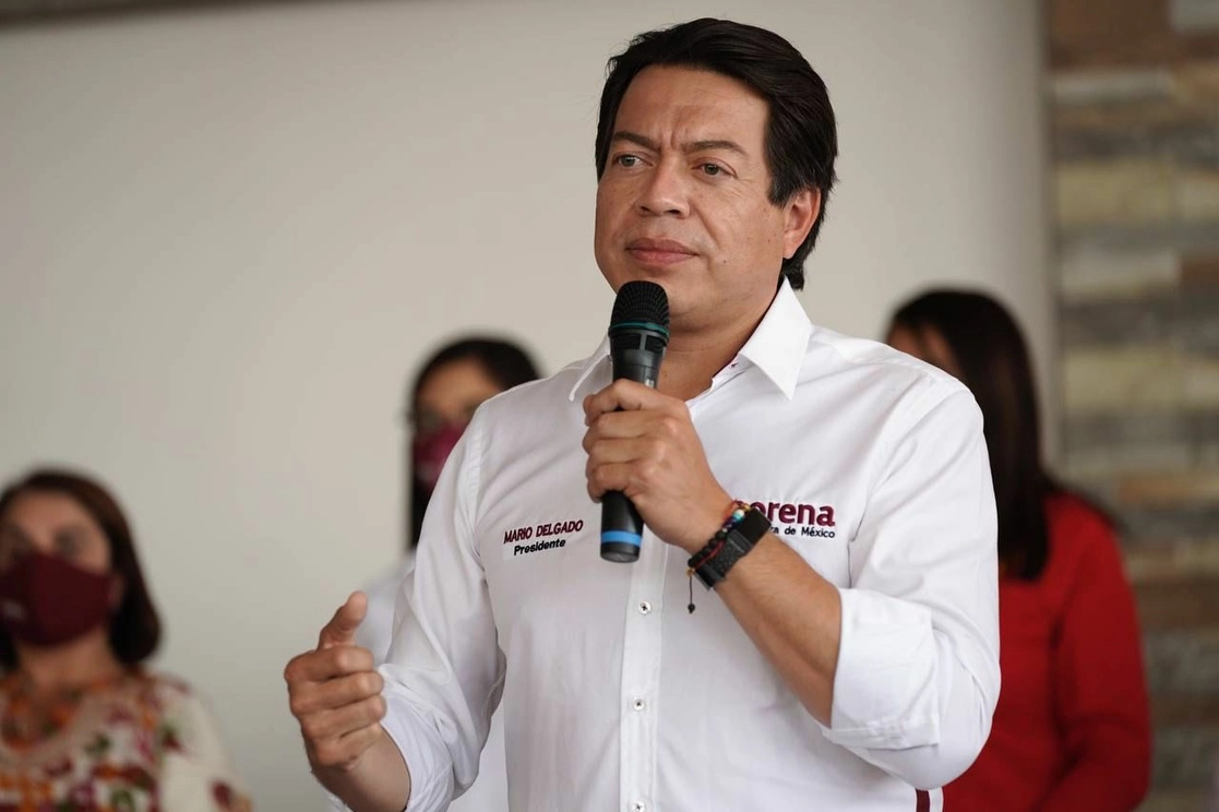 Mario Delgado, presidente de Morena. Foto cortesía prensa de Mario Delgado