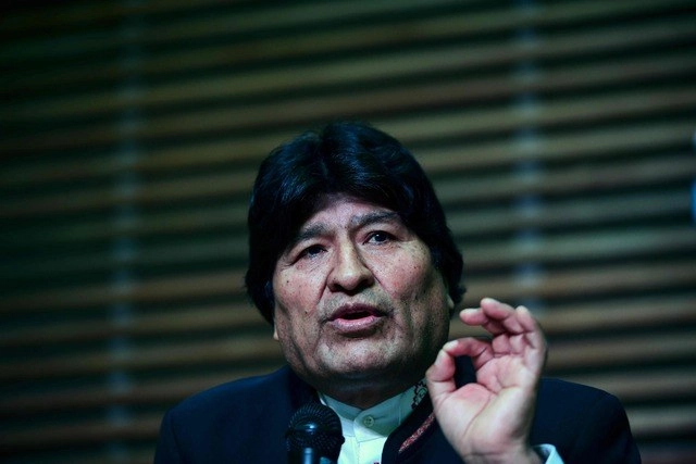 Evo Morales se encuentra refugiado en Argentina. Foto Afp