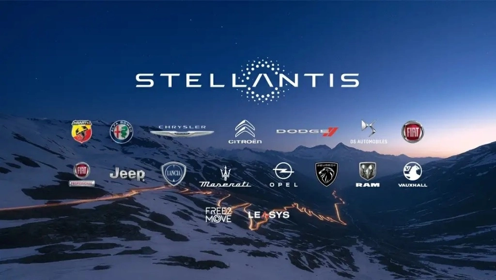 Marcas del fabricante automotriz Stellantis. Foto de su página web