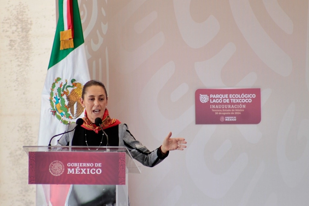 La presidenta electa, Claudia Sheinbaum, durante un evento en el Estado de México, el 30 de agosto de 2024. Foto Germán Canseco