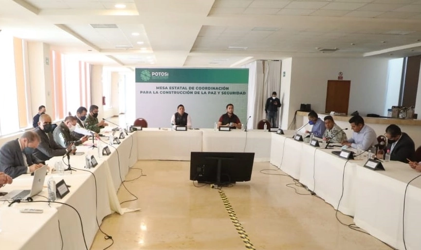 El gobierno de San Luis Potosí solicitó apoyo federal para el combate a la inseguridad. Foto tomada del Twitter de @GobEdoSLP / Archivo