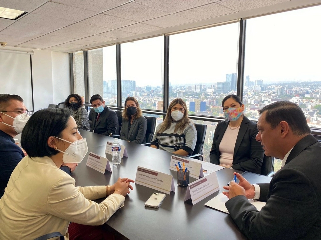 La reunión donde se acordó el convenio. Foto @SEDATU_mx