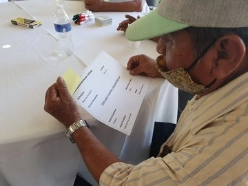 A la actividad también asistieron representantes de las comunidades. Foto @TrenMaya