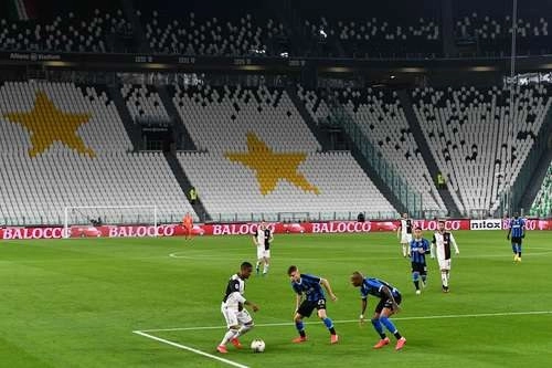 Partido de la Serie A entre Juventus e Inter de Milán, en el estadio de la ‘Vecchia Signora’, en Turín, el pasado 8 de marzo. Foto Afp