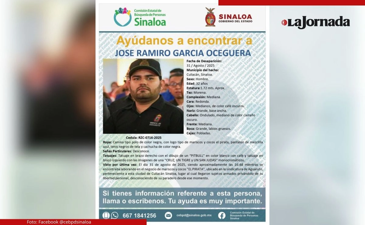Personal de la Secretaría de Seguridad Pública y Tránsito Municipal ha dado acompañamiento a la familia para que presente la denuncia ante la fiscalía general del Estado.