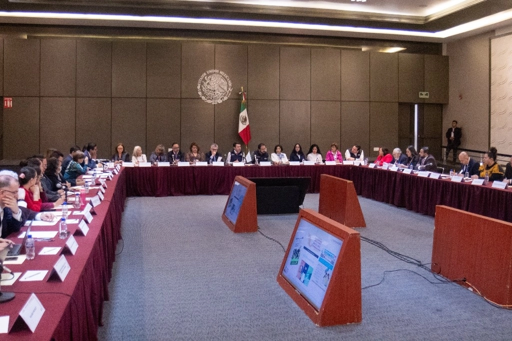 Se realizó la Vigésimo Segunda Sesión Ordinaria del Pleno de la Comisión Intersecretarial contra la Trata de Personas. Foto Segob