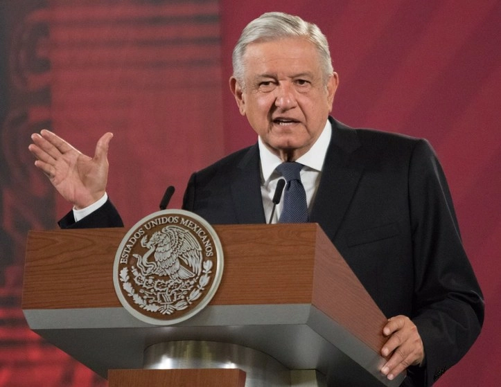 El presidente de México, Andrés Manuel López Obrador, durante su conferencia matutina en Palacio Nacional, en la Ciudad de México, el 7 de septiembre de 2020. Foto Cuartoscuro