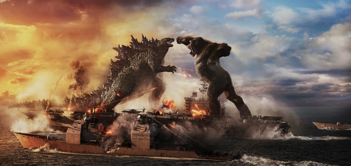Una escena de ‘Godzilla vs. Kong’ distribuida por Warner Bros. Entertaiment. Foto Warner Bros. Entertainment vía Ap
