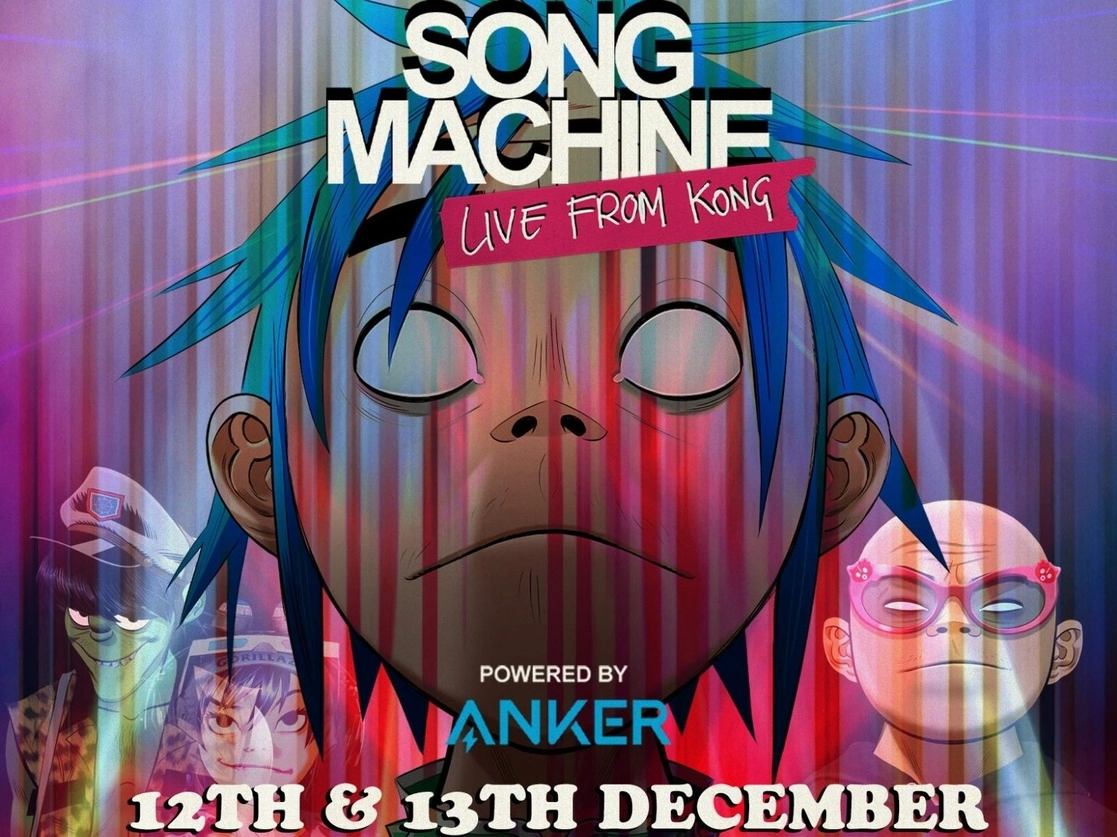 "Lo haremos lo mejor que podamos", promete Gorillaz a sus fans. Imagen tomada del Twitter de @gorillaz