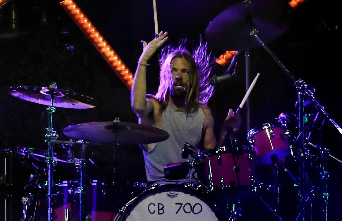 Taylor Hawkins durante la presentación de Foo Fighters en el festival de música Lollapalooza 2022 en Santiago, Chile, el 19 de marzo de 2022. Foto Afp / Archivo