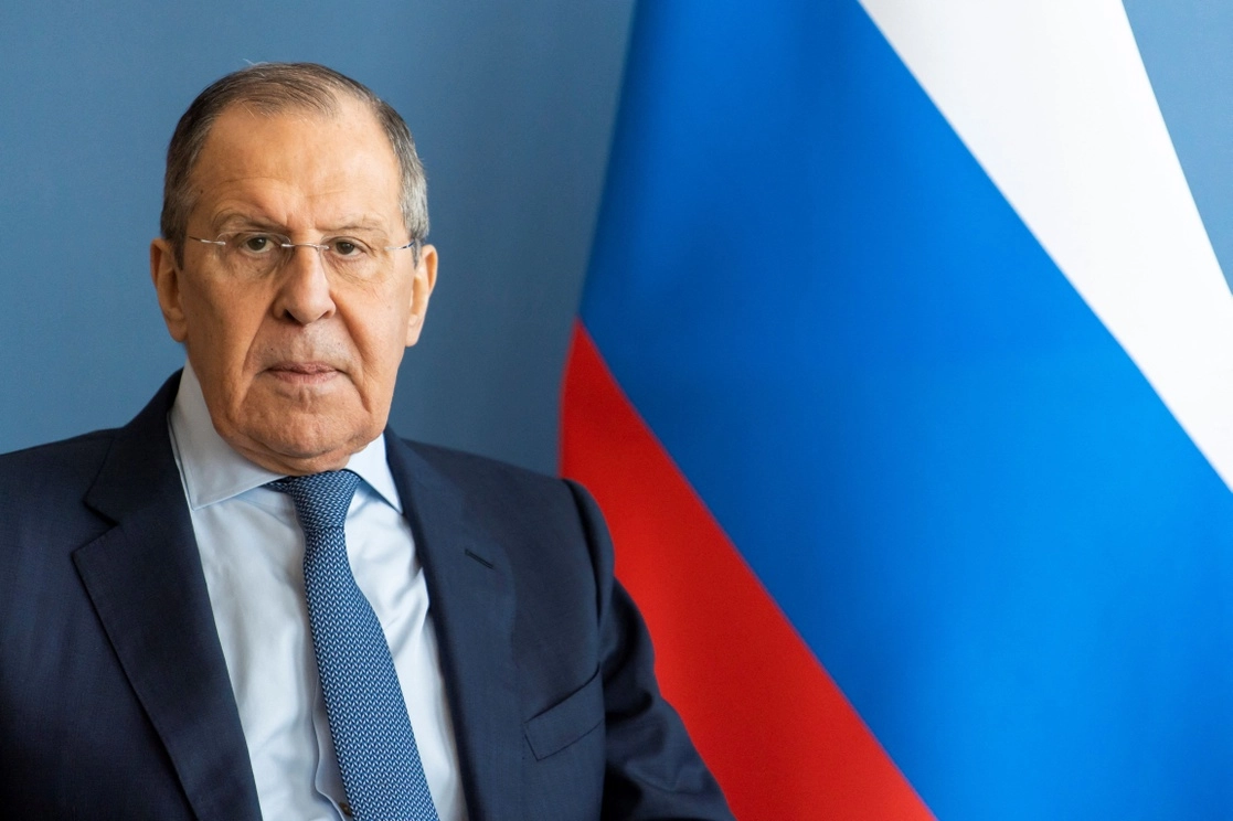 El ministro ruso de Relaciones Exteriores, Serguei Lavrov, le dijo al secretario de Estado de Estados Unidos, Antony Blinken, que "seguir ignorando las preocupaciones legítimas de Rusia (...) acarreará graves consecuencias", el 21 de enero de 2022. Foto Afp