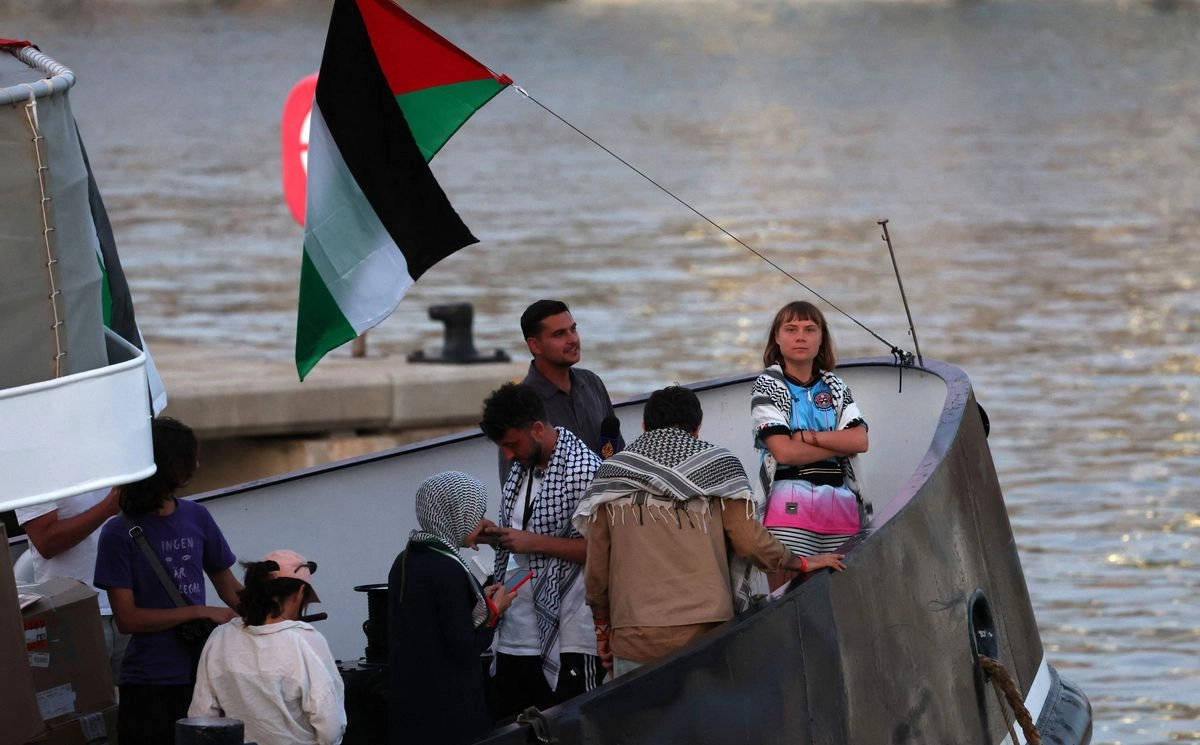 "Varios barcos de la flotilla Hamas-Sumud fueron detenidos de forma segura y sus pasajeros están siendo trasladados a un puerto israelí", informó el Estado de Israel.