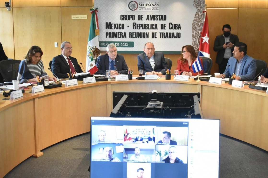Integrantes del  Grupo de Amistad México-República de Cuba de la Cámara de Diputados en imagen de archivo. Foto Cámara de Diputados