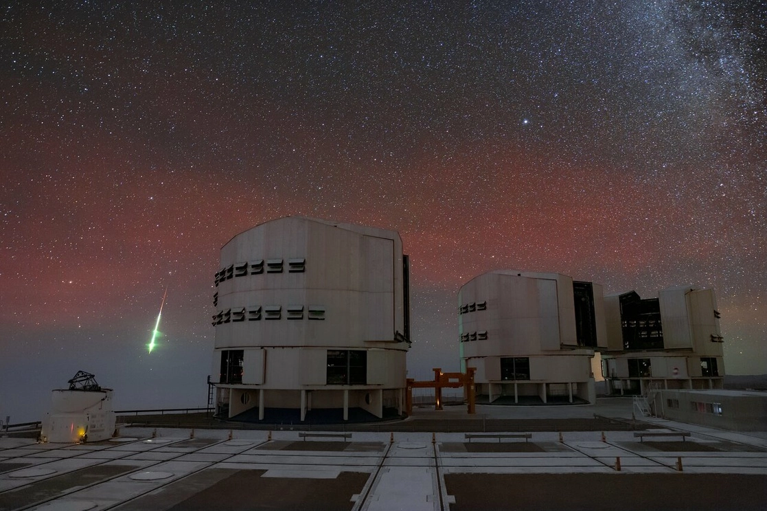 Observatorio Europeo Austral, en el desierto chileno de Atacama. Foto tomada de la cuenta de Twitter @ESO_Chile