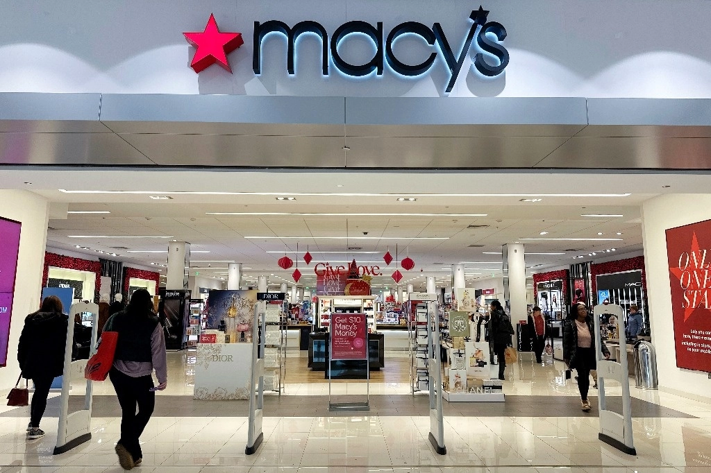 Tienda de Macy's en Bay Shore, Long Island, Nueva York, el 12 de diciembre de 2023. Foto Ap