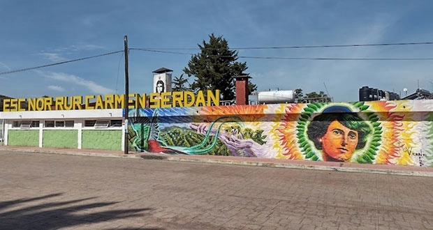 La Escuela Normal Rural Carmen Serdán, ubicada en Teteles de Ávila Castillo, Puebla, manifestó que grupos de poder buscan el cierre del internado estudiantil a través de difamaciones hacia la institución. Foto tomada de redes