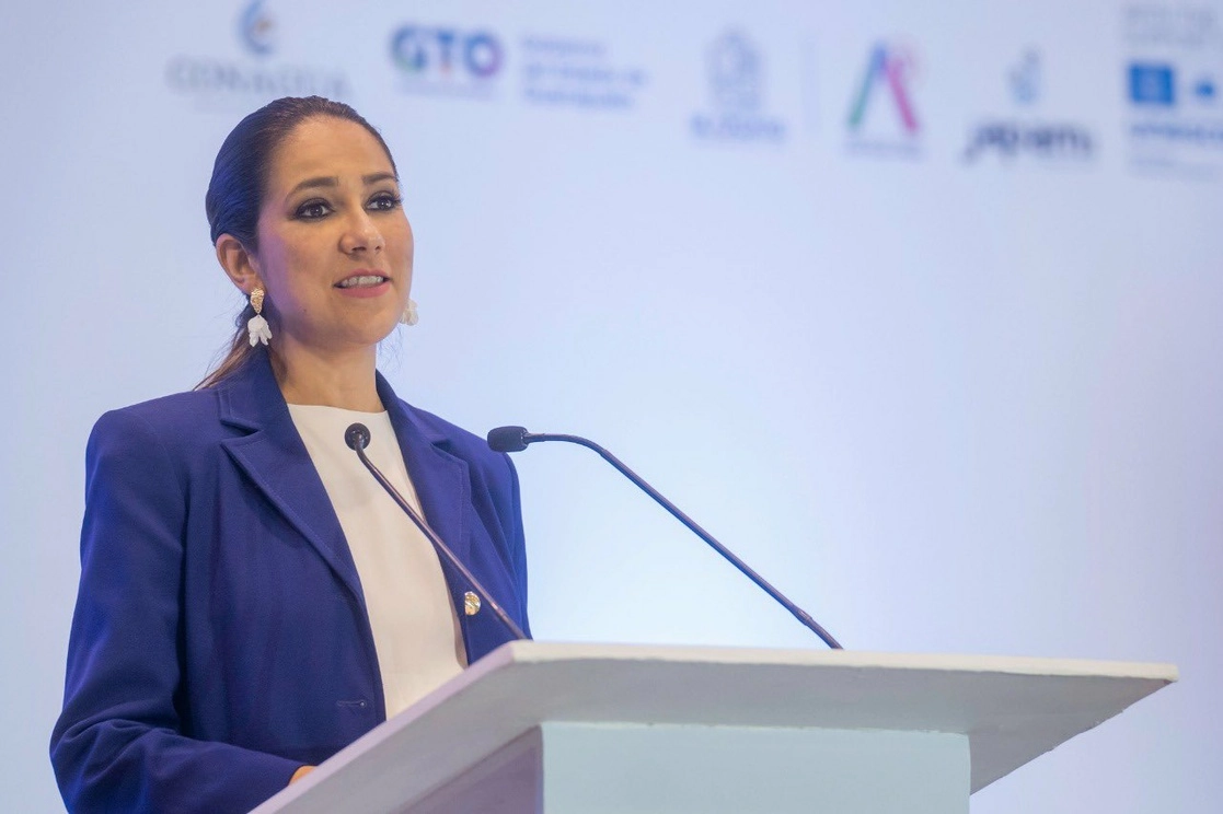 Libia García, secretaria de Gobierno de Guanajuato, detalló que SECOLIMSA saldó un millón 800 mil pesos que adeudaba a 600 trabajadores. Foto Tomada del Twitter @LibiaGarcia / Archivo