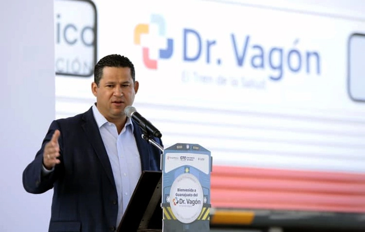Diego Sinhue Rodríguez Vallejo, gobernador del estado de Guanajuato. Foto Carlos García