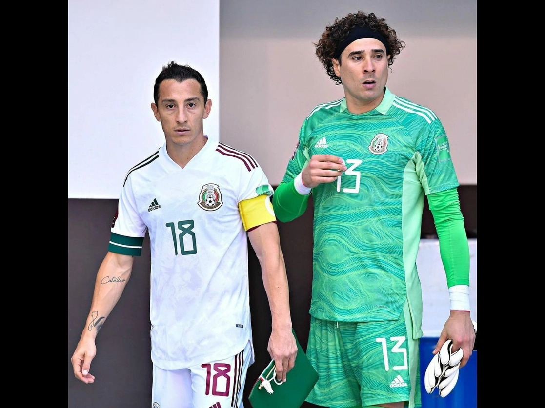 Guardado y Ochoa marcarán un hito al llegar a su quinta edición mundialista de manera conjunta. Foto @miseleccionmx