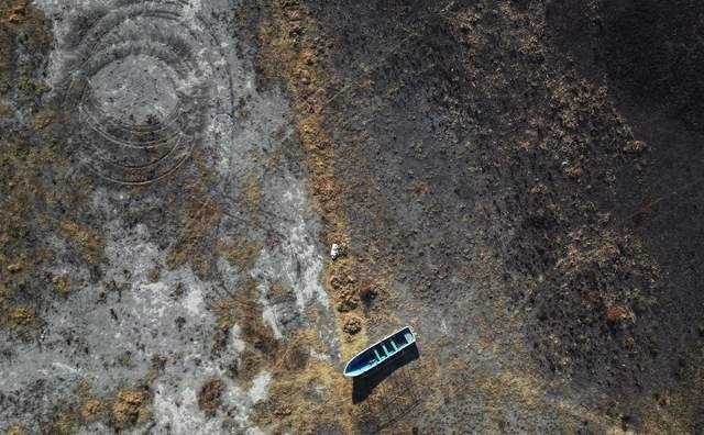 En Guatemala la falta de lluvias advierte una crisis en materia energética. Foto Afp