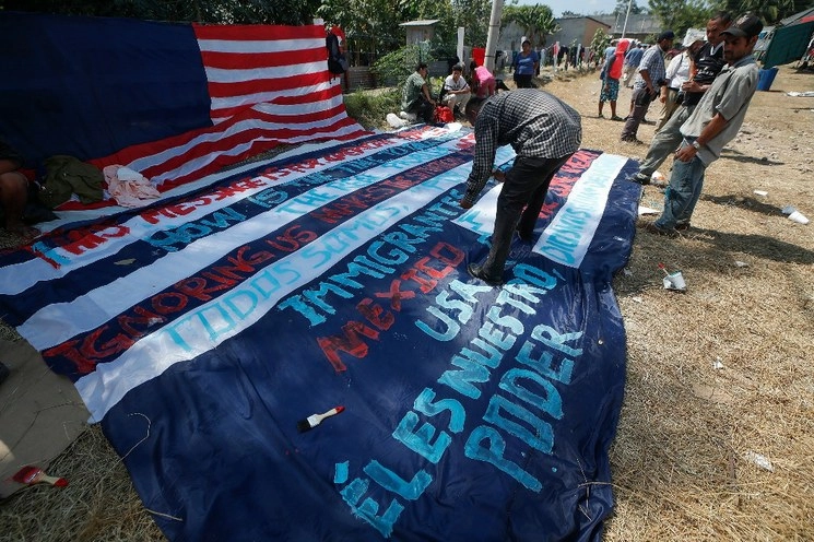 En la casa del migrante, en Tecún Umán, Guatemala. Foto Víctor Camacho/ La Jornada