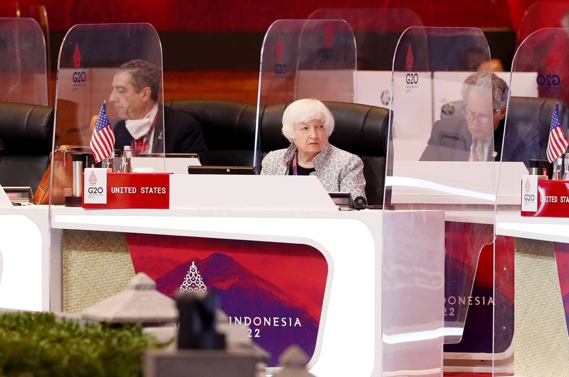 Reunión de ministros de Finanzas del G20, el pasado 15 de julio. Foto Ap 