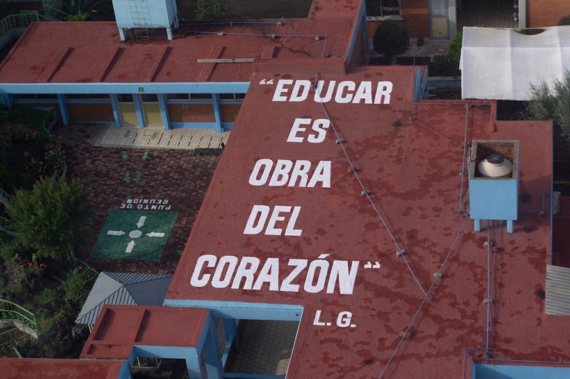 Aspectos de una escuela en la CDMX. Foto Pablo Ramos