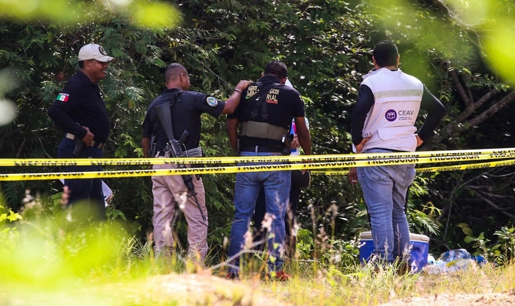 Aspectos de la búsqueda de desaparecidos en Acapulco. Foto Cuartoscuro/ archivo