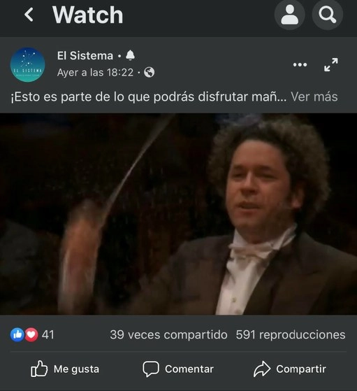 El concierto fue observado por miles de usuarios de internet