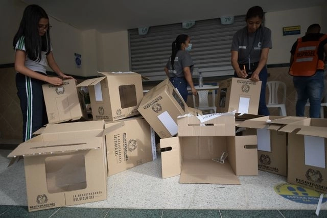 Los resultados preliminares de la elección presidencial en Colombia dan ventaja a Gustavo Petro. Foto Afp