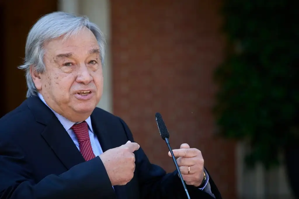 El secretario general de las Naciones Unidas, Antonio Guterres, dijo que estaba "conmocionado" por lo que calificó de "tergiversaciones" de sus declaraciones del día anterior sobre el grupo islamita palestino Hamas, que enfurecieron a Israel. Foto Europa Press 