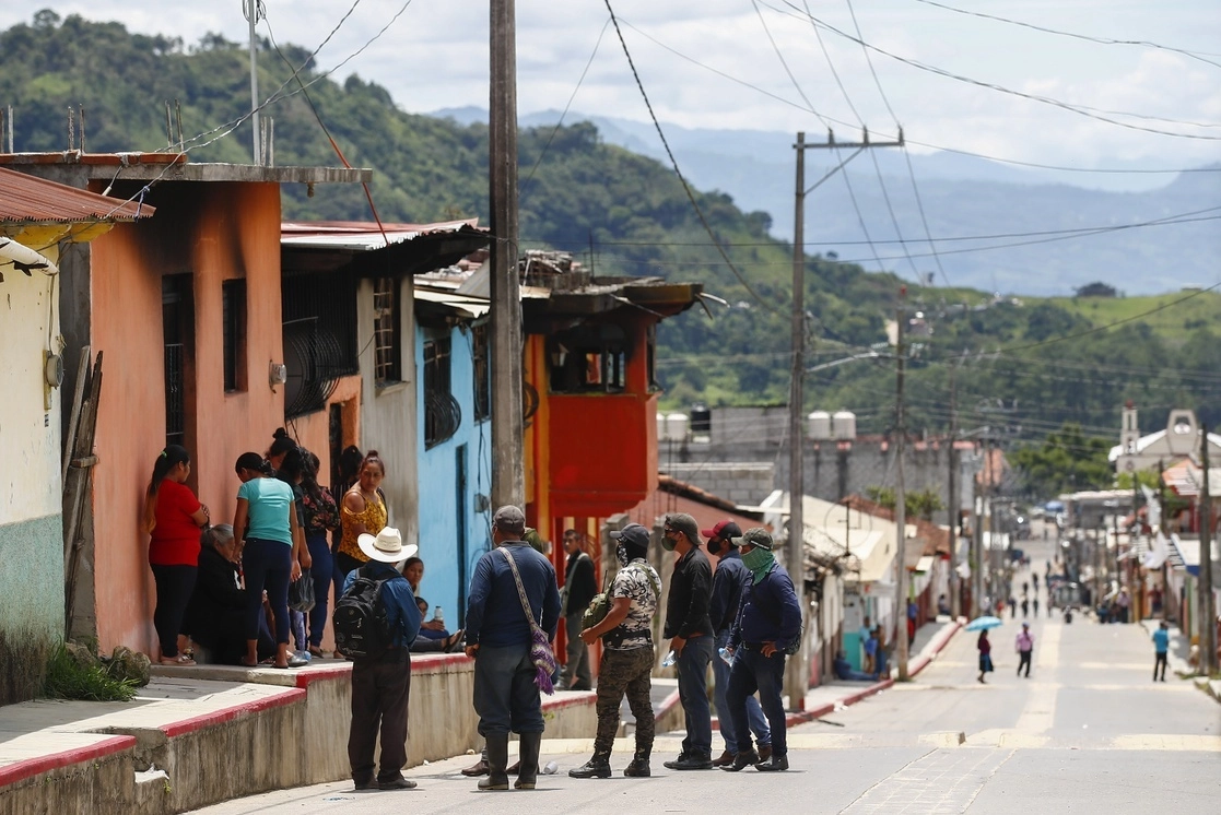 La comunidad de Pantelhó en Chiapas. Foto Víctor Camacho /Archivo