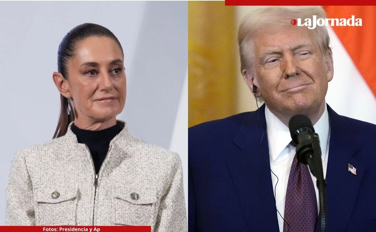 La poresidenta Claudia Sheinbuam sostendrá una llamada telefónica con su homólogo estadunidense sobre los aranceles de 30 por ciento que el gobierno del magnate pretende imponer a productos mexicanos. Fotos