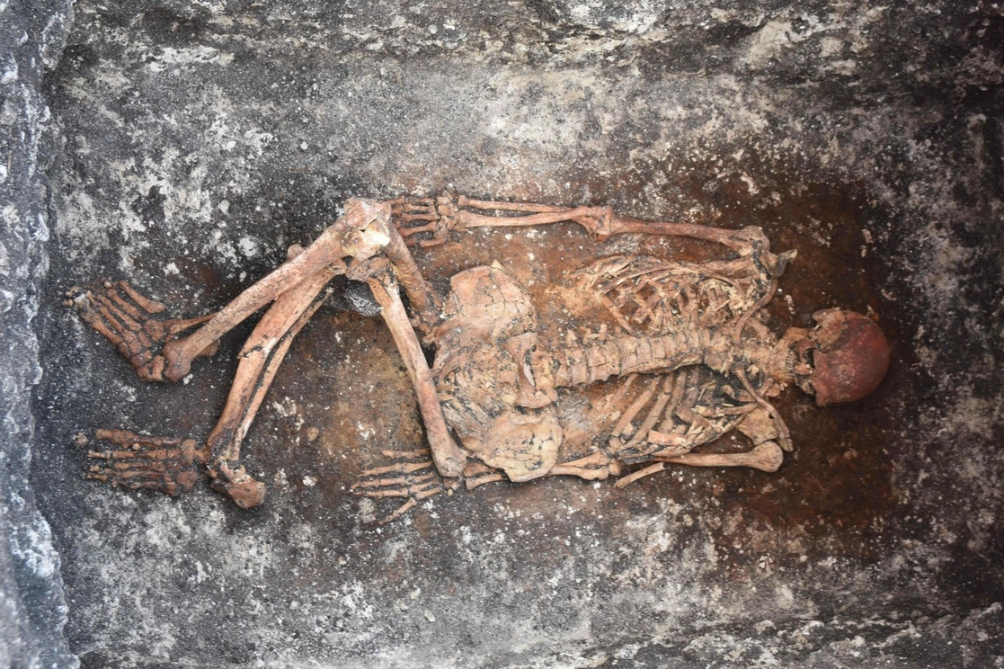 Detalles del jinete descubierto en Malomirovo, Bulgaria. Foto Afp